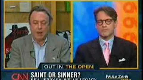 Metaxas & Hitchens on CNN/Paula Zahn/Falwell Legacy