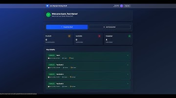 Live Olympic Hockey Draft Demo - Tanstack Start Hackathon