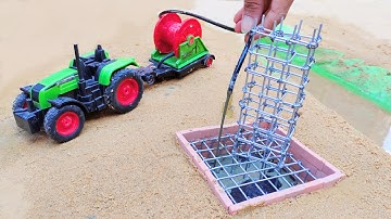 diy tractor making science project || car bridges  | miniature tools | part - 1