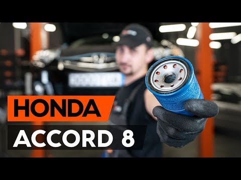 Video: Kaip į „Honda Accord“įpilti variklio alyvos?