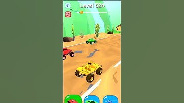 LEVEL 524. Shape shifting game very cool and gnarly hyper casual game.#shapeshifting #shorts #games