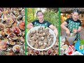 Mommy chef Sros cook yummy blood cockle salad | Cooking with Sros