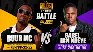 GALSEN VERSUZ #3 : BUUR MC vs BABEL IBN NDEYE (1/4 DE FINALE) by @Schiiraq 