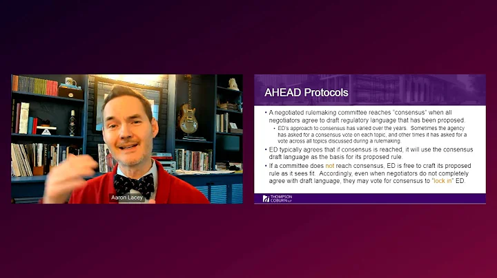 December 2025 AHEAD Negotiated Rulemaking Committee Debrief