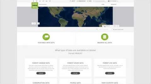 GFW Tutorial | Open Data Portal Overview