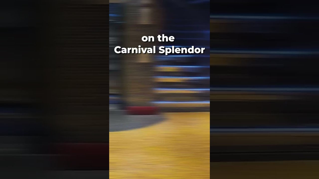 cloud 9 tour on the Carnival splendor