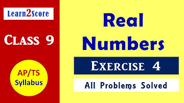 Class 9 Real numbers Exercise 1.4 AP TS