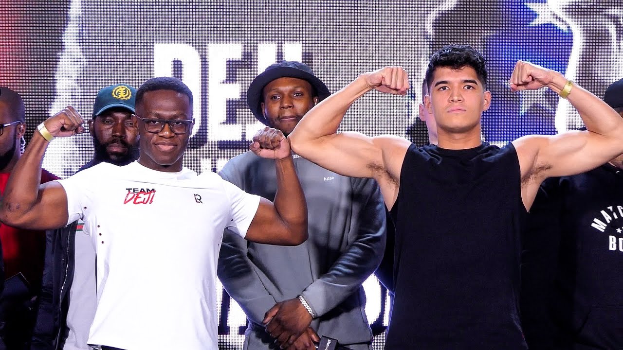 Deji vs Alex Wassabi • FULL WEIGH IN and FACE OFF ShowStar Boxing