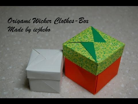 Origami Schatulle Faltanleitung Papierschachtel Hd Youtube