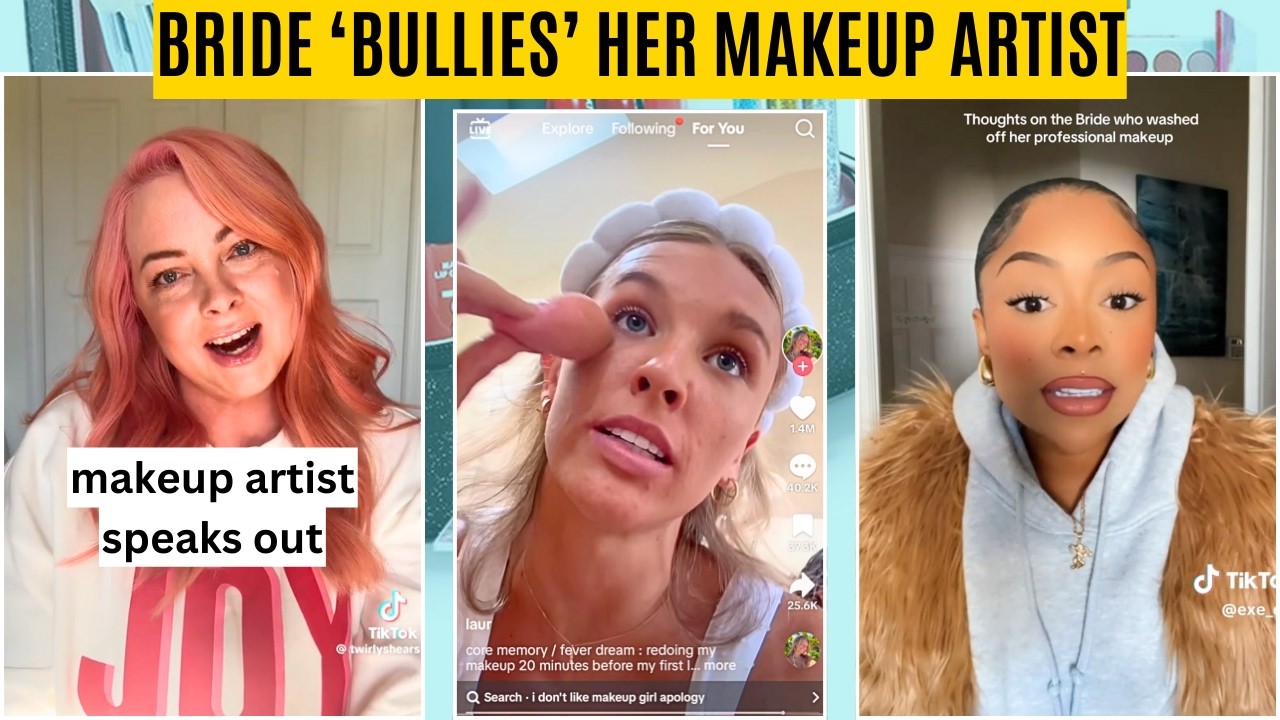 Why People Are CANCELING This Bride for Wiping Off Her Makeup minutes before Getting Married