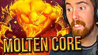Asmongold FIRST RAID Of Classic WoW: Molten Core (Tragic Ending)
