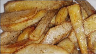 الزيت غالي ،وفريه وحمريها بالطريقة دي ،صحيه للكبار والصغار ومثاليه للدايت، fried potatoes for diet