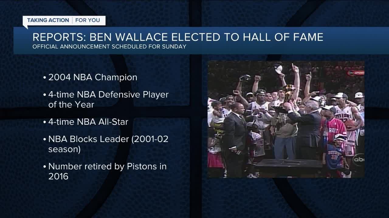 Former NBA champion Ben Wallace to be inducted in 2021 ...