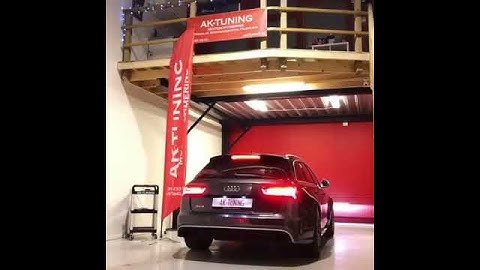 Audi RS6 C7 with Milltek cat-back (non resonated) | AK-TUNING