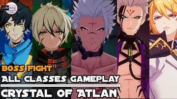 Crystal of Atlan: All Characters Boss Fight Gameplay [MMORPG Mobile on Android/iOS]