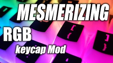 This AMAZING RGB Keycap Mod Will Blow Your Mind!!!