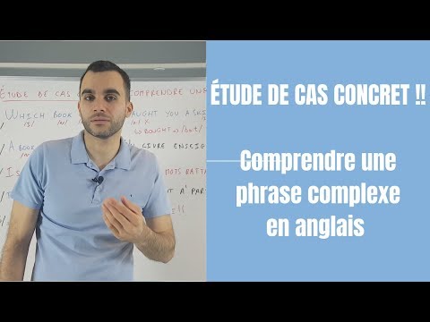 Vidéo: Comment analyser une phrase en anglais ?