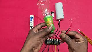 मोटर स्टार्टर की A to Z वायरिंग करें / motor starter panel wiring stating capacitor !