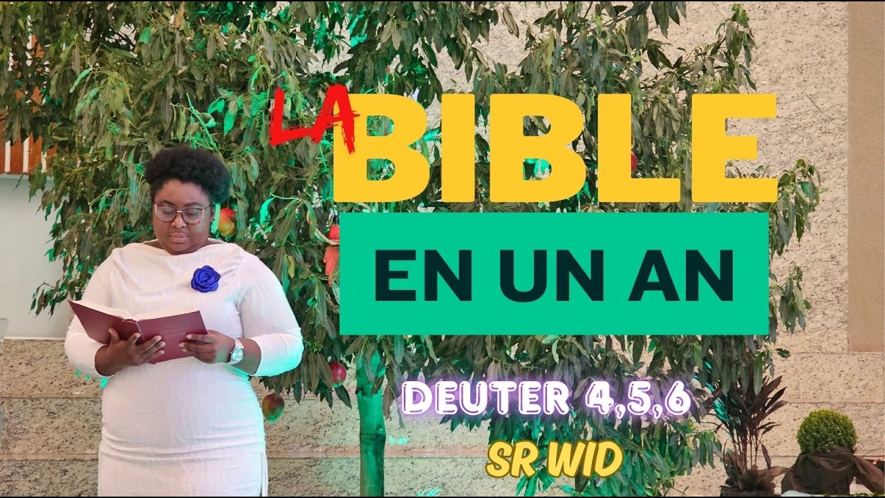 DEUTÉRONOME 4,5,6(21 FEVRIER 2026)