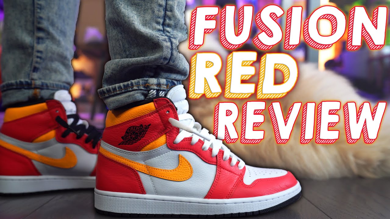 jordan 1 fusion red outfit