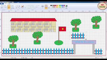 VẼ NGÔI TRƯỜNG CỦA EM ĐƠN GIẢN || DRAW MY SCHOOL || KIẾN THỨC ONLINE
