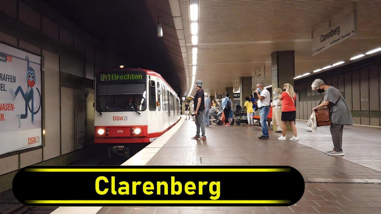Stadtbahn Station Clarenberg - Dortmund 🇩🇪 - Walkthrough 🚶
