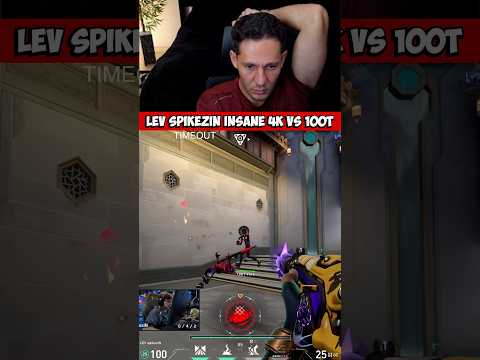LEV Spikezin Insane 4K vs 100T to LOCK IN CHAMPS? #vct #valorant #vctamericas #levvs100t #100tvslev
