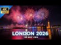 London New Year Fireworks LIVE London Eye River Thames Countdown 2026 