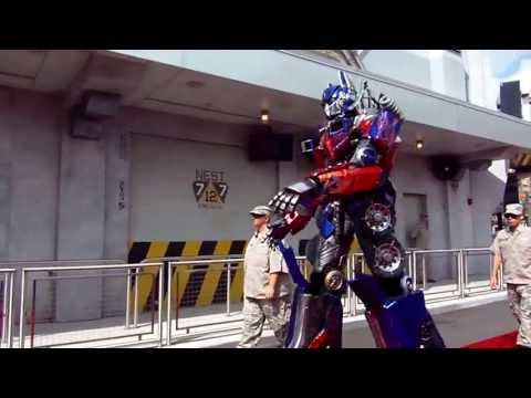 Transformers The Ride - 3D Orlando Grand Opening Part 2 - Optimus Prime