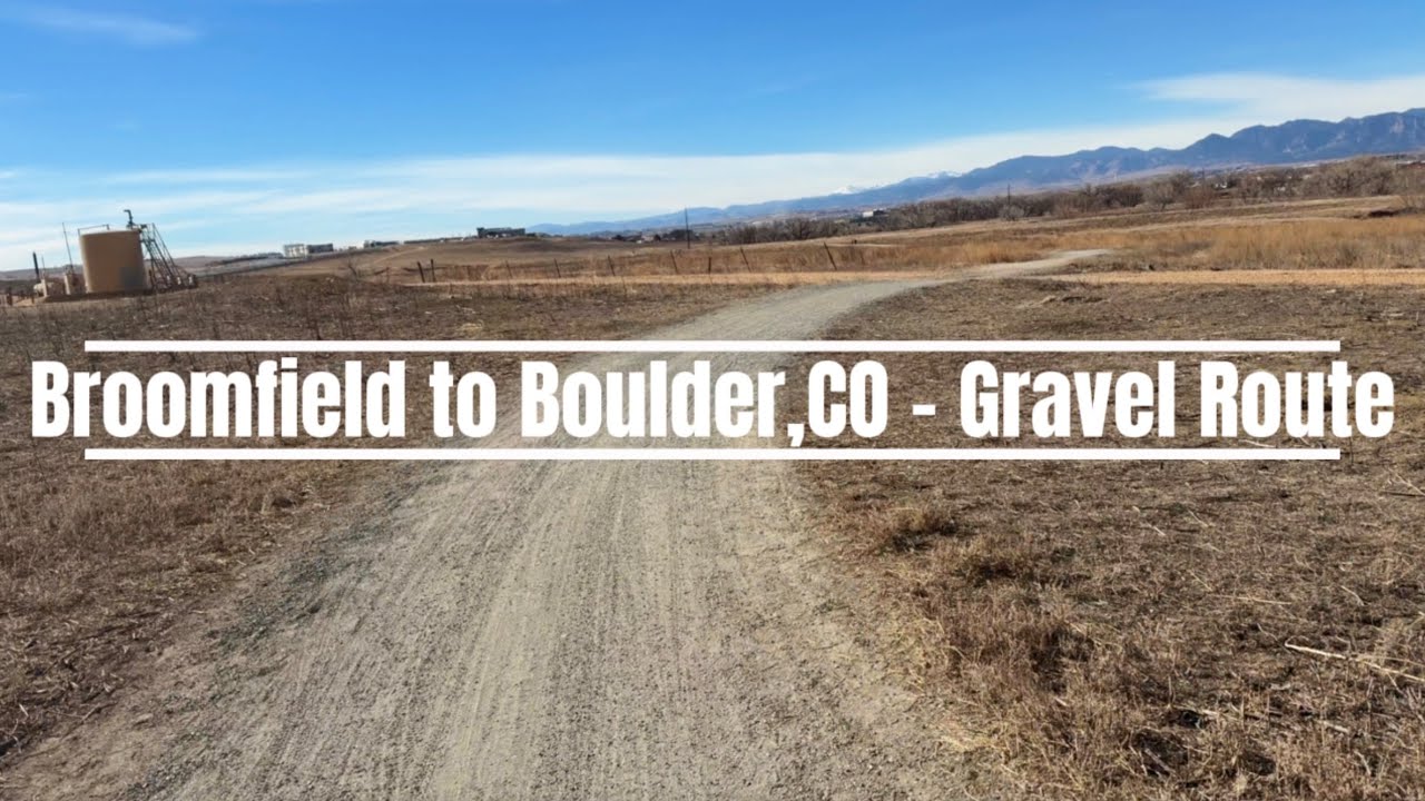 Broomfield to Boulder, Colorado - Gravel Route