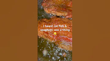 First Time TRYING CATFISH With Spaghetti 
