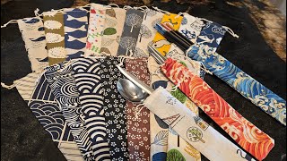 Reusable Cutlery Pouch – Travel-Friendly & Eco-Friendly! | Carry Straws, Forks & More