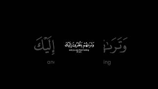 وإن تدعوهم إلى الهدى لا يسمعوا وتراهم ينظرون إليك وهم لا يبصرون﴾سورة الأعراف هزاع البلوشيMuslim book