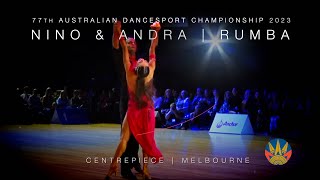 ⭐️ NINO LANGELLA & ANDRA VAIDILAITE | RUMBA | 77th Australian DanceSport Championship #dancesport