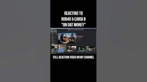 REACTING To Rob49 & Cardi B - "On Dat Money" REACTION #shorts #reaction #musicreview