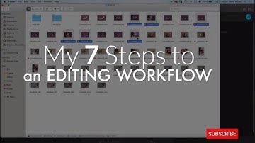 7 Steps to a successful EDITING WORKFLOW