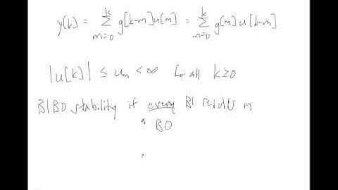 Discrete-Time Bounded-Input Bounded-Output Stability (Dr. Jake Abbott, University of Utah)