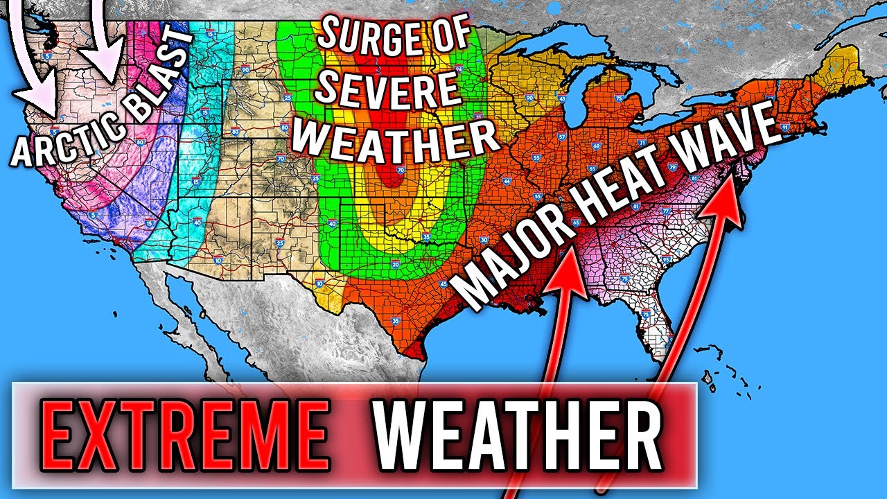 Upcoming Severe Weather Threats... Heat Wave, Extreme Weather - YouTube