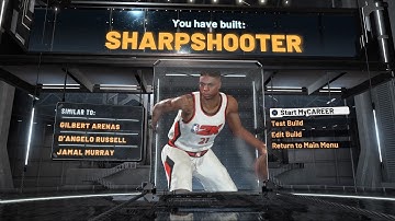 NBA 2K20 Best Pure Sharp Build: Overpowered Pure Sharpshooter DEMIGOD Build How to make Best Builds