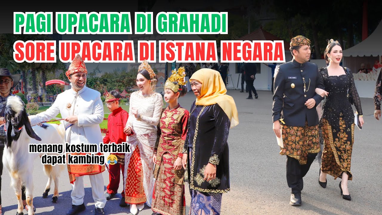 UPACARA 17 AGUSTUS 2025 DI 2 ISTANA NEGARA. PANIK TAPI SERUU! | Arumi Bachsin