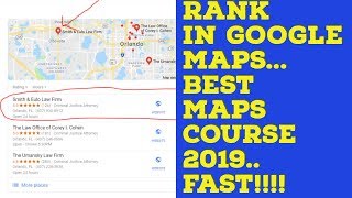How to Rank in Google Maps in 2019 - In Only 7 to 14 Days