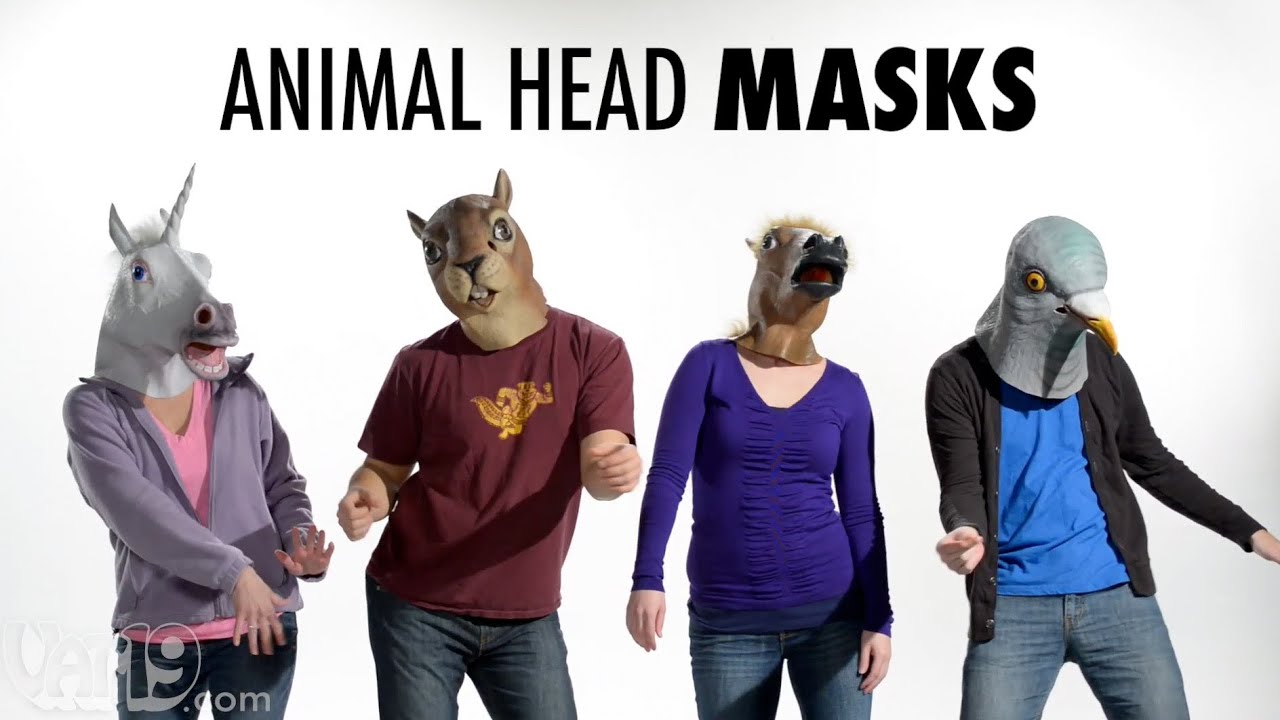 Creepy Animal Head Masks YouTube creepy-animal-head-masks-youtube