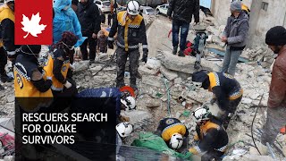 Rescuers in Turkey and Syria search for quake survivors as death toll grows