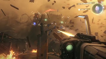 Call of Duty Black Ops 3 - Lotus Towers Mothership Boss Fight Realistic