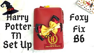 Harry Potter Themed TN Set Up - Foxy Fix B6 Cherry Pie - Gryffindor
