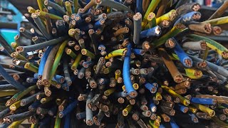 scrapping a lot of THICK copper wire...pt1...