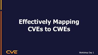 Effectively Mapping CVEs to CWEs