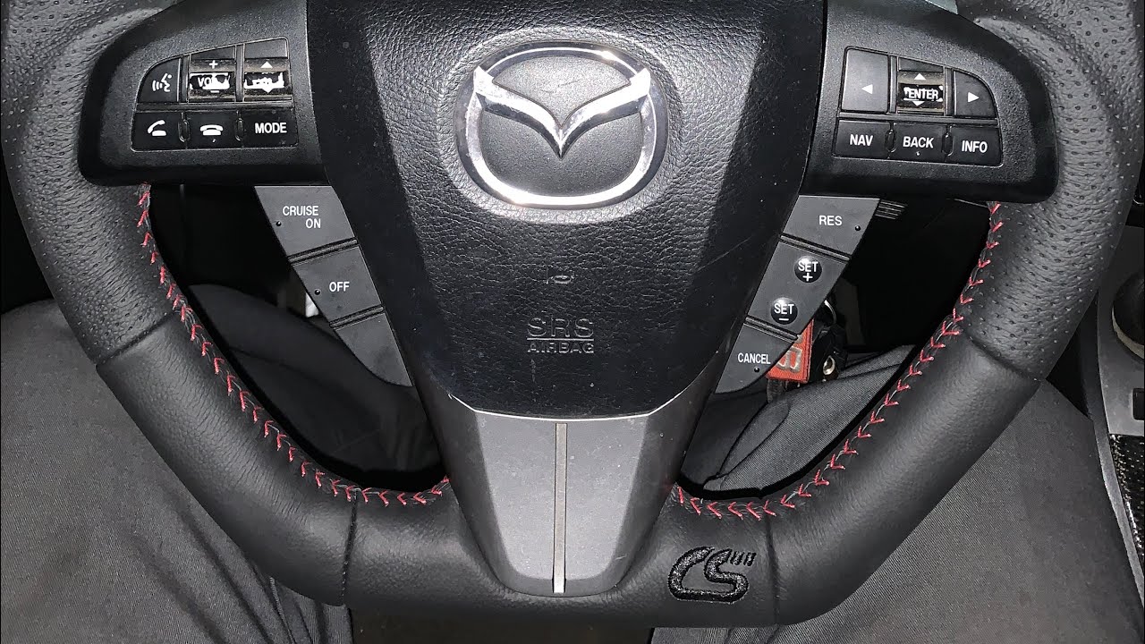 installing an corksport steering wheel, on my Mazdaspeed 3 YouTube