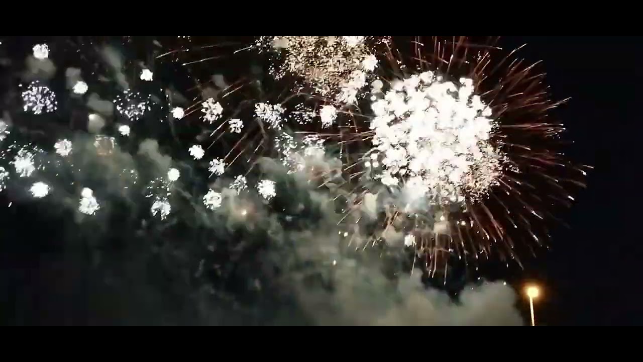 San Severo : (FG) 17 maggio 2025 Festa del Soccorso 2025 Esplosione di fuochi e luci.