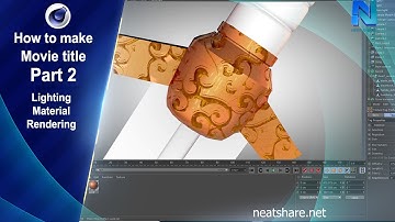 How to make movie title ( part 2) |Cinema 4D Tutorial (Free material and texture)